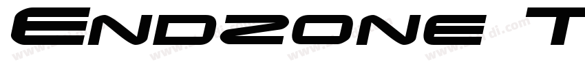 Endzone Tech Bold字体转换
